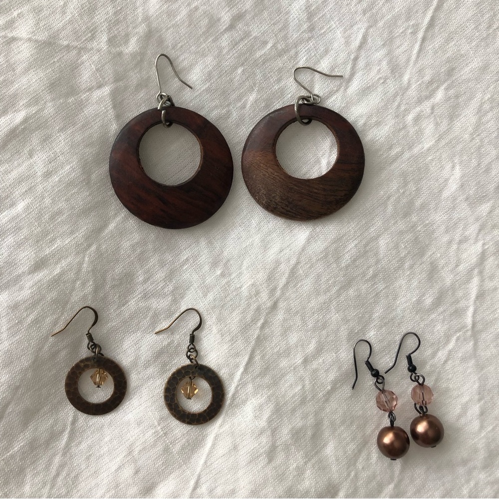 Fashion dangle earrings set